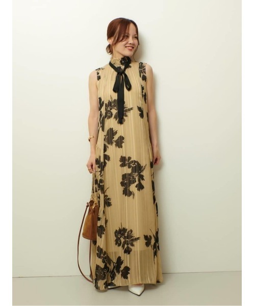 【未使用品】allureville ロングワンピース　夏ワンピ　ストライプ　S allureville ワンピース シャドウストライプヨウリュウ