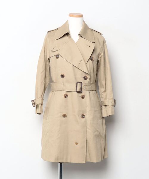 beautiful people トレンチコート ベージュ beautiful people】トレンチコート ベージュ | 日本製 コットン | F