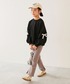 トレーナー ときめきリボンスリーブ ミニ裏毛 スウェット トレーナー キッズ 子供服 女の子 関連画像1