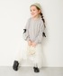 トレーナー ときめきリボンスリーブ ミニ裏毛 スウェット トレーナー キッズ 子供服 女の子 関連画像3