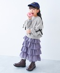 トレーナー ときめきリボンスリーブ ミニ裏毛 ...の詳細画像2