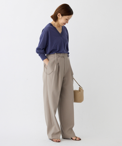 IENA（イエナ） ニット セーター 「追加」18G Vネックプルオーバー