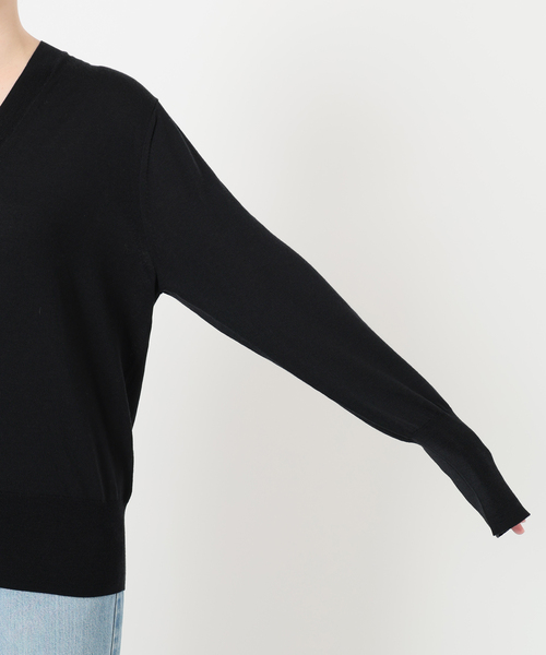 IENA（イエナ） ニット セーター 「追加」18G Vネックプルオーバー