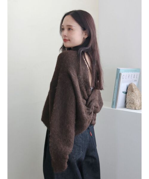 Ungrid（アングリッド） ニット セーター バックオープンデザイン