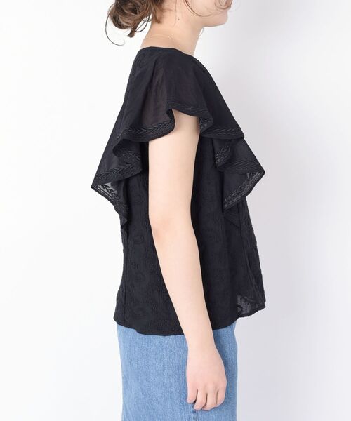 「Khaju」 ノースリーブブラウス ONE SIZE ブラック レディース_画像8