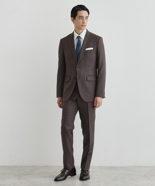 【新品】TAKEO KIKUCHI スーツ L グレー ブリティッシュ秋冬先取り 新品】TAKEO KIKUCHI スーツ L グレー ブリティッシュ秋冬先取り