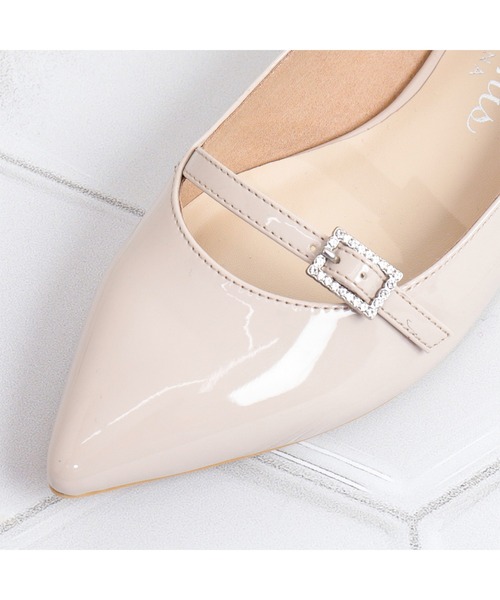 「artemis by DIANA」 フラットパンプス 24.5cm ブラック レディース_画像7