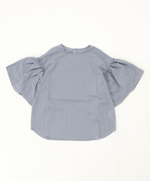 「terrace」 半袖ブラウス MEDIUM ブルー レディース_画像2