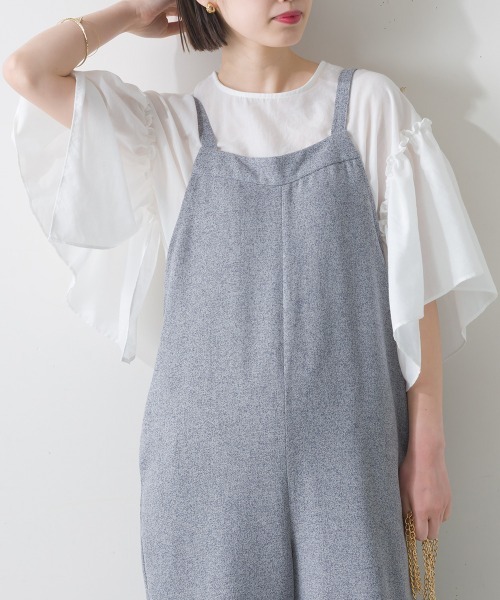 「terrace」 半袖ブラウス MEDIUM ブルー レディース_画像7