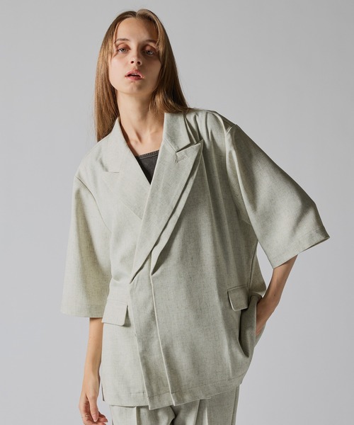 CLEL（クレイル） テーラードジャケット S グレー メンズ : ZOZOTOWN