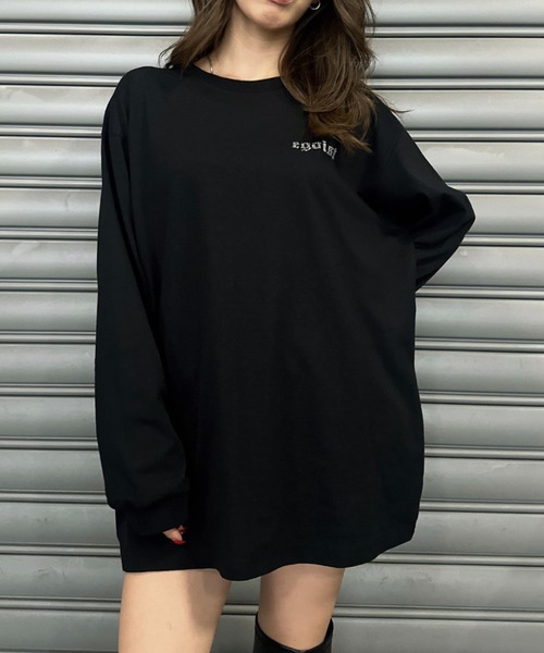 EGOIST（エゴイスト） tシャツ ラインストーンロゴユニセックスロンT