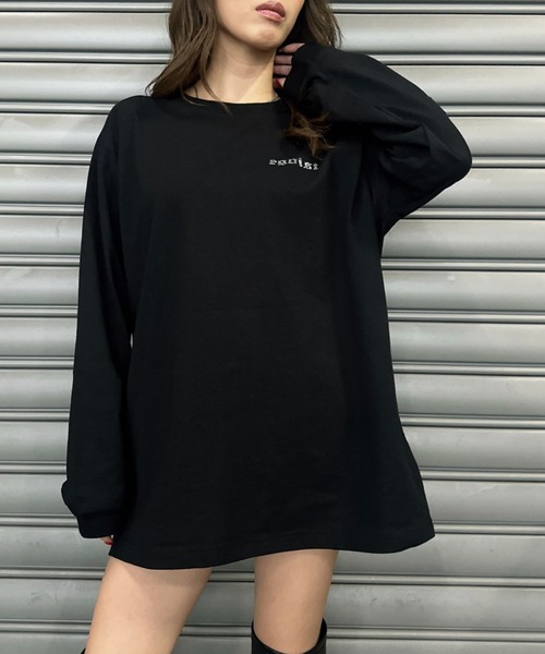 EGOIST（エゴイスト） tシャツ ラインストーンロゴユニセックスロンT
