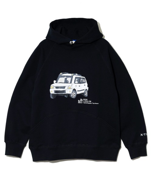 ✨希少✨　go slowcaravan NISSAN コラボパーカー　Mサイズ go slow caravan（ゴースローキャラバン） パーカー NISSAN×gsc 空紡糸