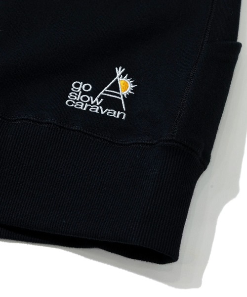 ✨希少✨　go slowcaravan NISSAN コラボパーカー　Mサイズ go slow caravan（ゴースローキャラバン） パーカー NISSAN×gsc 空紡糸