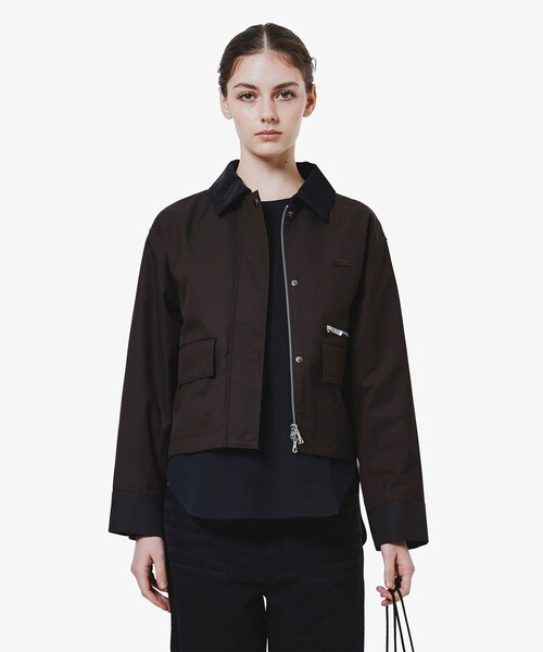 LACOSTE（ラコステ） ブルゾン アウター コーデュロイカラーショート丈