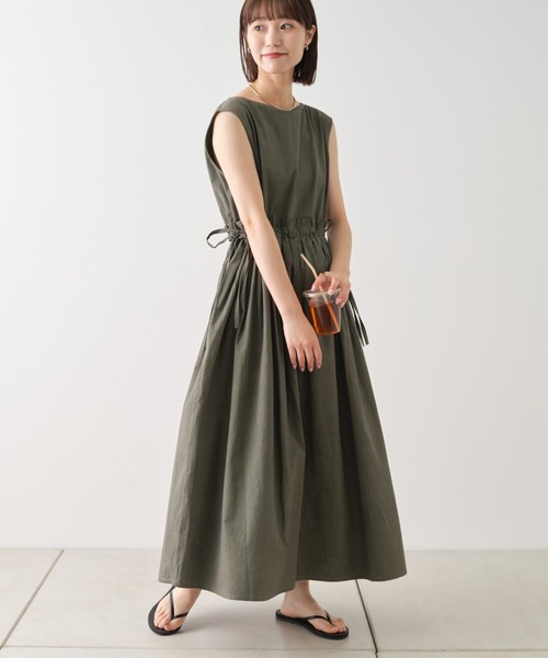 「CIAOPANIC TYPY」 ノースリーブワンピース ONE SIZE グリーン レディース_画像2