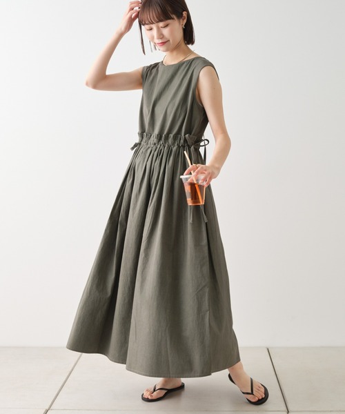 「CIAOPANIC TYPY」 ノースリーブワンピース ONE SIZE グリーン レディース_画像3