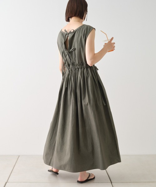 「CIAOPANIC TYPY」 ノースリーブワンピース ONE SIZE グリーン レディース_画像9