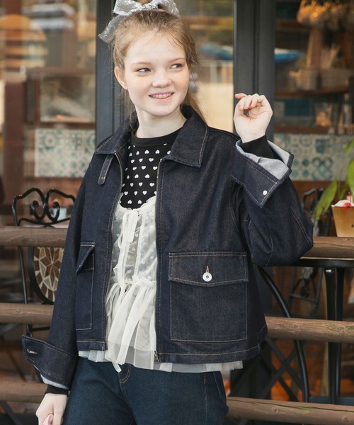 BONLECILL（ボンルシール） ジップアップブルゾン FREE ネイビー