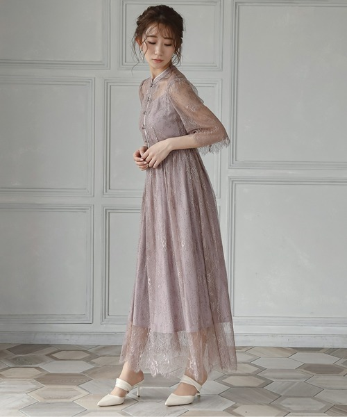 「Kana」 半袖ワンピース M グリーン系その他 レディース_画像3