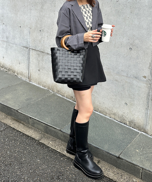 Kastane（カスタネ） かごバッグ FREE ダークブルー レディース