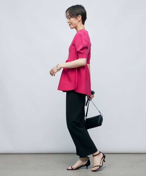 「NOLLEY'S Sophi」 半袖ニット 38 ピンク レディース_画像5