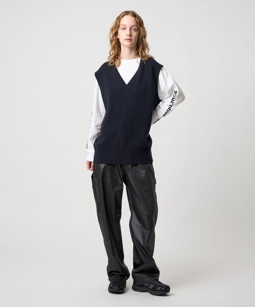 6 ベスト ジレ 「6(ROKU)」ウール アルパカ ベスト レディース