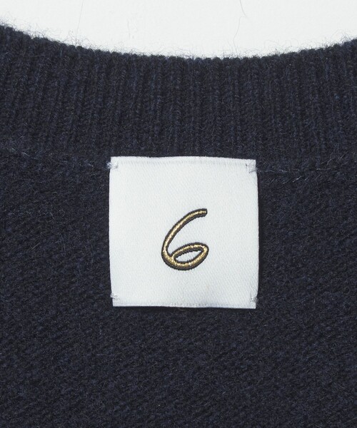 6 ベスト ジレ 「6(ROKU)」ウール アルパカ ベスト レディース