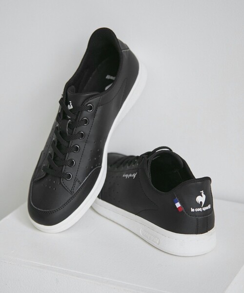 黒のスニーカー（ルコックスポルティフ） le coq sportif MONTPELLIER JP BLACK 19SS-S（ルコックスポルティフ