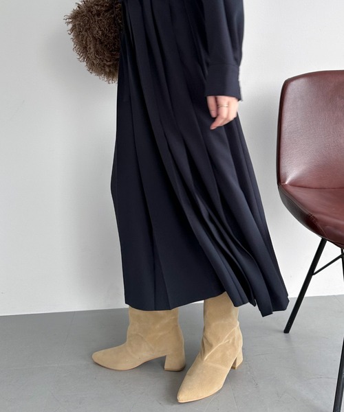 DOUX ARCHIVES（ドゥアルシーヴ） ブーツ ワイドシャフトミドルブーツ