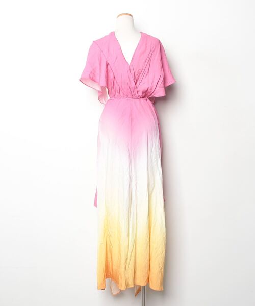 「Maje」 半袖ワンピース 38 ピンク レディース_画像2