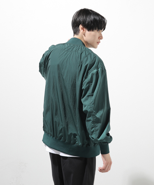 「LIMONTA」 ナイロンブルゾン LARGE ネイビー メンズ_画像4