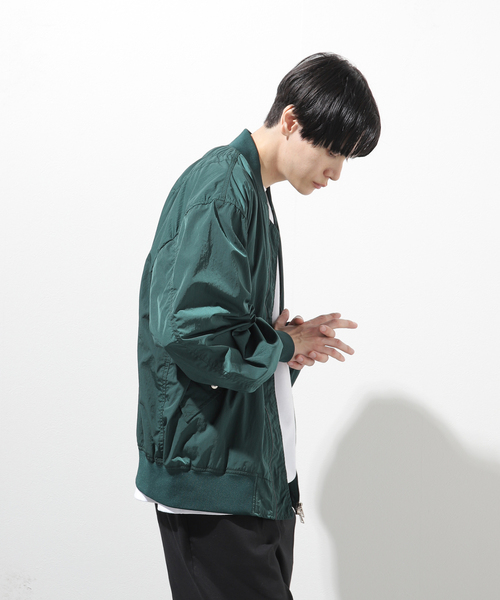 「LIMONTA」 ナイロンブルゾン LARGE ネイビー メンズ_画像5