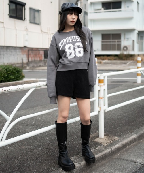 WEGO（ウィゴー） トレーナー スウェット WEGO/裏起毛グラフィック