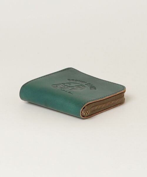 「BrownBrown」 財布 FREE ターコイズブルー メンズ_画像3