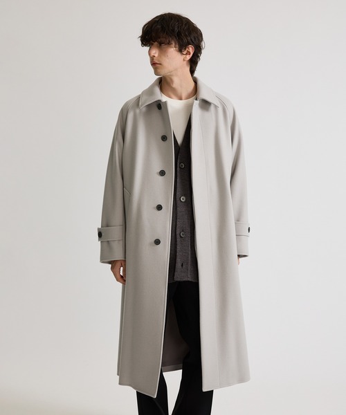 【美品】UNITED TOKYO ステンカラーコート メンズ PRIMALOFTステンカラーコート(1 BLUE GREY): : メンズ｜UNITED TOKYO