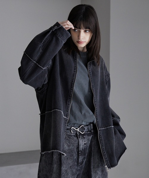   ブラックデニムジャケット　M Pa2dQQu3HKTWwRVKvZEMMu446zABeU