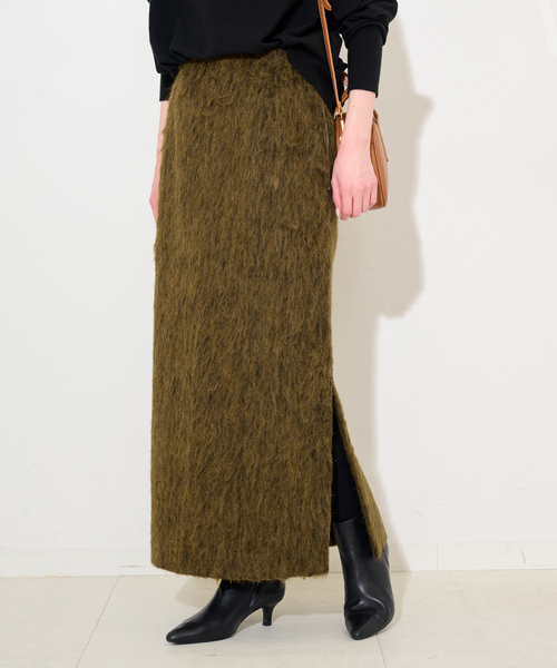 SLOBE IENA（スローブイエナ） スカート シャギーアイラインスカート