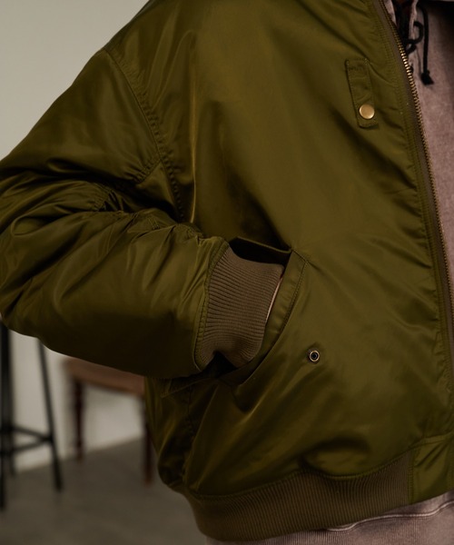 服/ファッション MA-1 FULL-BK Alfred Alex】リバーシブルボンバースカジャンMA-1（MA-1）｜Alfred