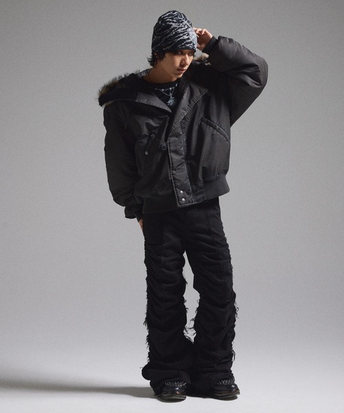 GRANCY ニット帽 ニットキャップ 「GRANCY」F-ing Decorated Beanie