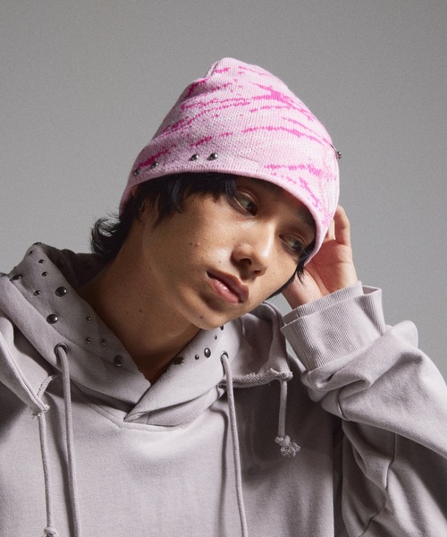 GRANCY ニット帽 ニットキャップ 「GRANCY」F-ing Decorated Beanie