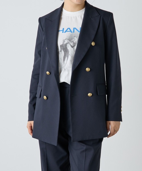 Whim Gazette ウィムガゼット テーラードジャケット Whim Gazette（ウィム ガゼット） テーラードジャケット FREE ネイビー