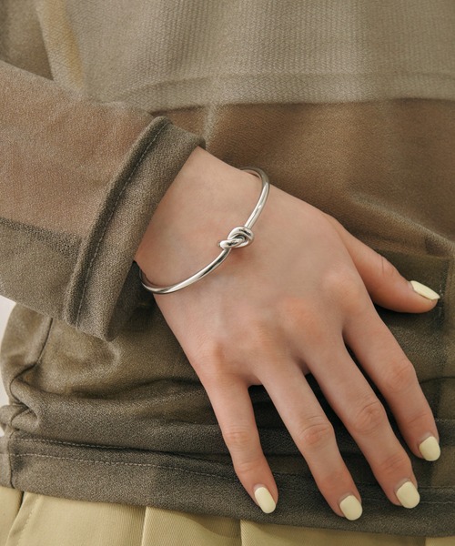 「GOLDY」 バングル FREE シルバー レディース_画像5