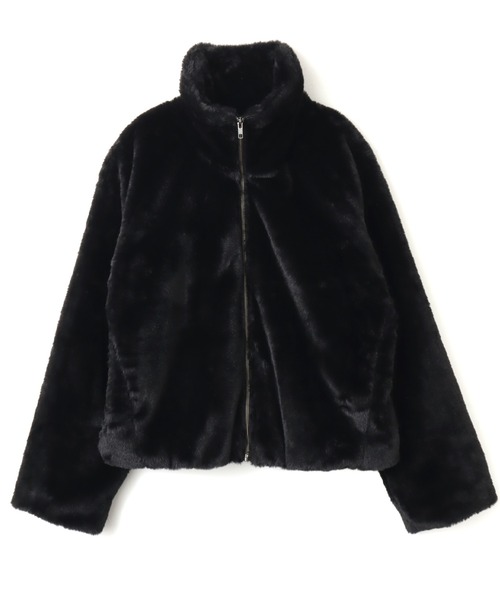 atmos girls コート アウター atmos pink Faux Fur Zip Blouson 