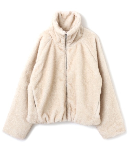 atmos girls コート アウター atmos pink Faux Fur Zip Blouson 