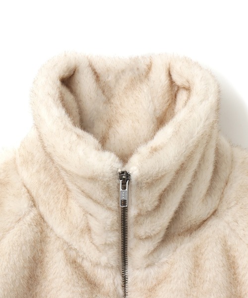 atmos girls コート アウター atmos pink Faux Fur Zip Blouson 