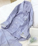 パジャマ お肌がよろこぶ 綿100%のふんわり...の詳細画像3