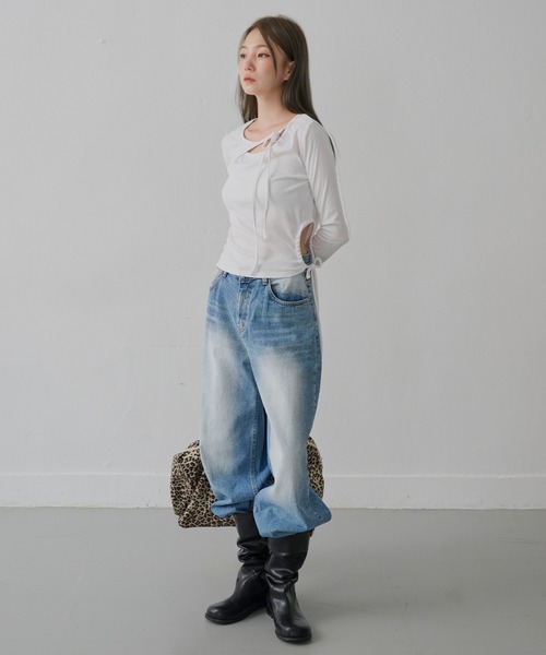 「UNE MANSION」 ボストンバッグ ONE SIZE ベージュ レディース_画像7