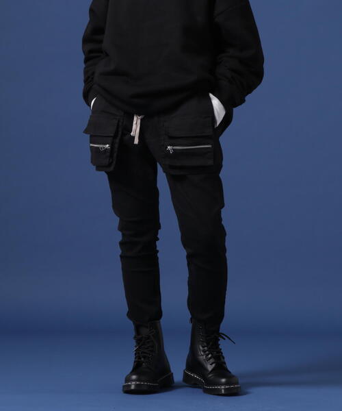 「DANKE SCHON」 イージーパンツ LARGE ブラック メンズ_画像4