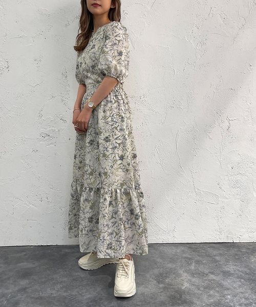 「apres jour mignon」 半袖ワンピース X-LARGE アイボリー レディース_画像2